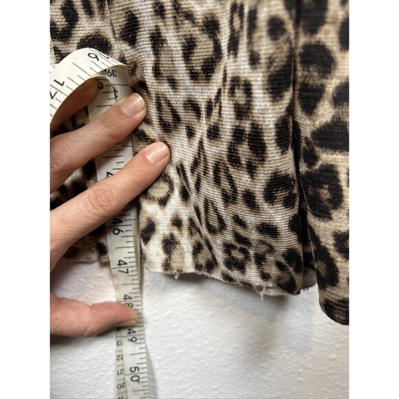 Zara Dress Womens Small Cheetah Midi Tiered Boho Cottagecore Bohemian Bloggers - Picture 13 of 13